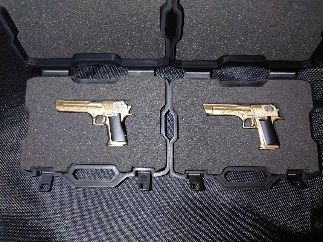 1/6サイズ デザートイーグル(ゴールド)2丁セット ケース付 CFXD 1/6